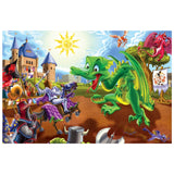 Cobble Hill 36pc Floor Puzzle - Knights & Dragons
