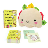 Blue Orange Games Taco Plush Goat Cheese Pizza! Card Game