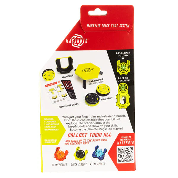 Fat Brain Toys Magshuto Magnetic Trick Shot Toy - Quick Circuit (Series 1)