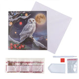 Craft Buddy DIY Crystal Art Card Kit - Frosted Owl