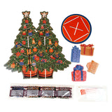 Craft Buddy Crystal Art 3D Buildable Scene Kit - Wooden Christmas Tree