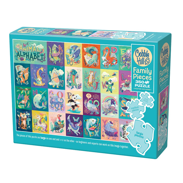 Cobble Hill 350pc Family Puzzle - Animal Alphabet