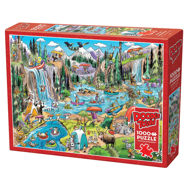 Cobble Hill 1000pc Puzzle - DoodleTown: Portage Pandemonium