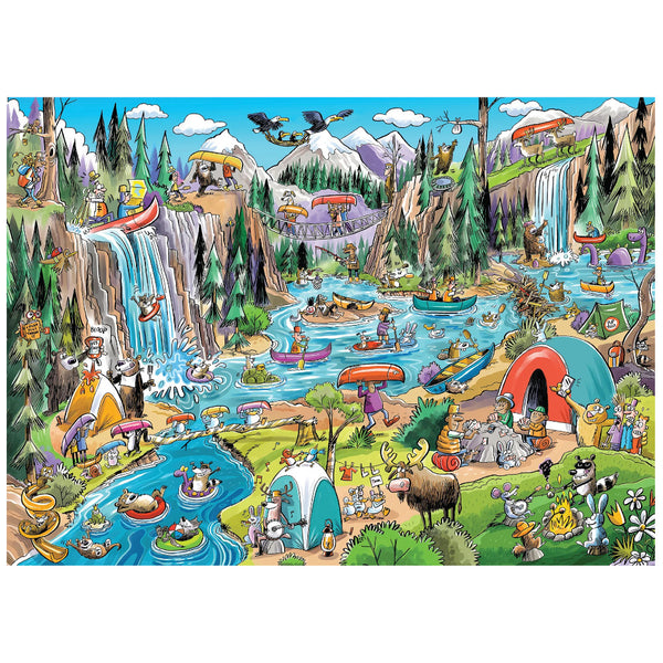 Cobble Hill 1000pc Puzzle - DoodleTown: Portage Pandemonium