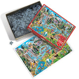 Cobble Hill 1000pc Puzzle - DoodleTown: Portage Pandemonium