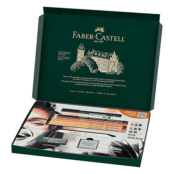 Faber-Castell Artists Dry Mediums Discovery Set 17pc