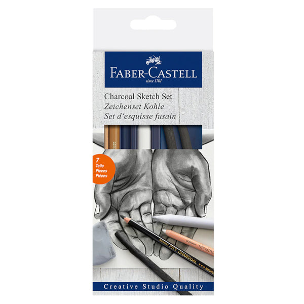 Faber-Castell Goldfaber Charcoal Sketch Set 7pk