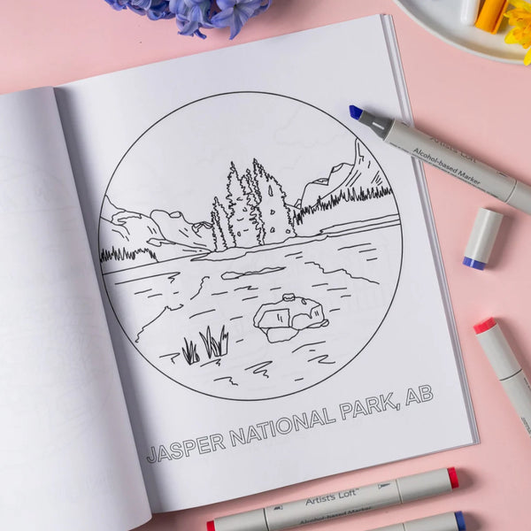 Jaybee Design Oh Canada Colouring Book