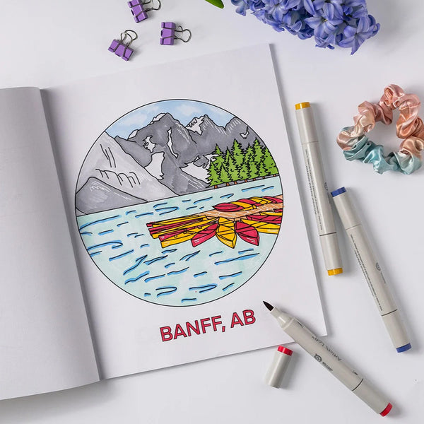 Jaybee Design Oh Canada Colouring Book
