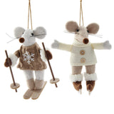 CTG Ornament - Winter Sports Mouse, Assorted