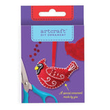 ArtCraft DIY Felt Bird Ornament Kit - Cardinal