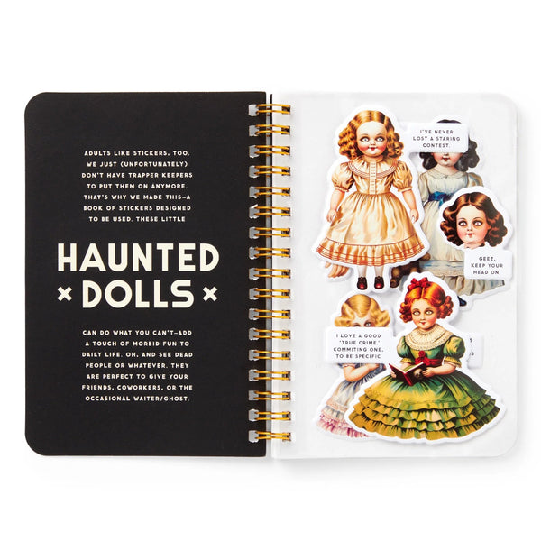 Brass Monkey Sticker Book - Haunted Dolls