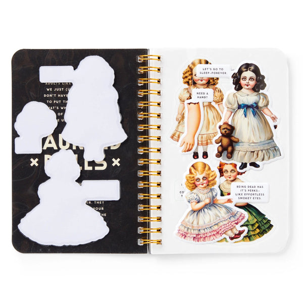Brass Monkey Sticker Book - Haunted Dolls