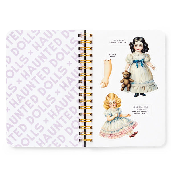 Brass Monkey Sticker Book - Haunted Dolls