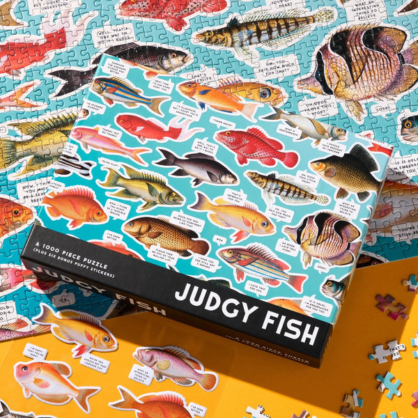 Brass Monkey Puzzle 1000pc - Judgy Fish