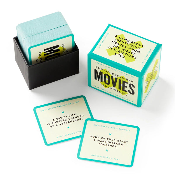 Brass Monkey Party Game - Mini Poorly Explained Movies: 80s Edition