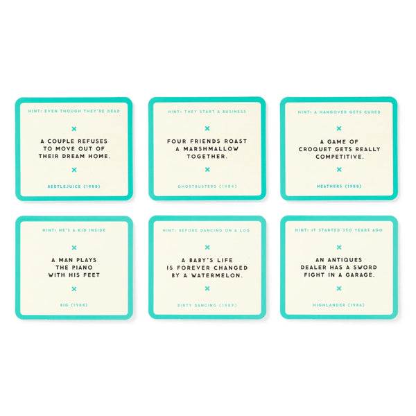 Brass Monkey Party Game - Mini Poorly Explained Movies: 80s Edition