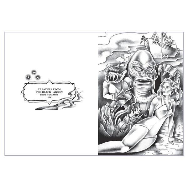 Classic Horror Movies Colouring Book by Ricard Diseño