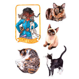 The Cat's Meow Sticker Book by Megan Lynn Kott