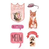 The Cat's Meow Sticker Book by Megan Lynn Kott
