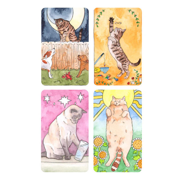 The Cat's Meow Sticker Book by Megan Lynn Kott