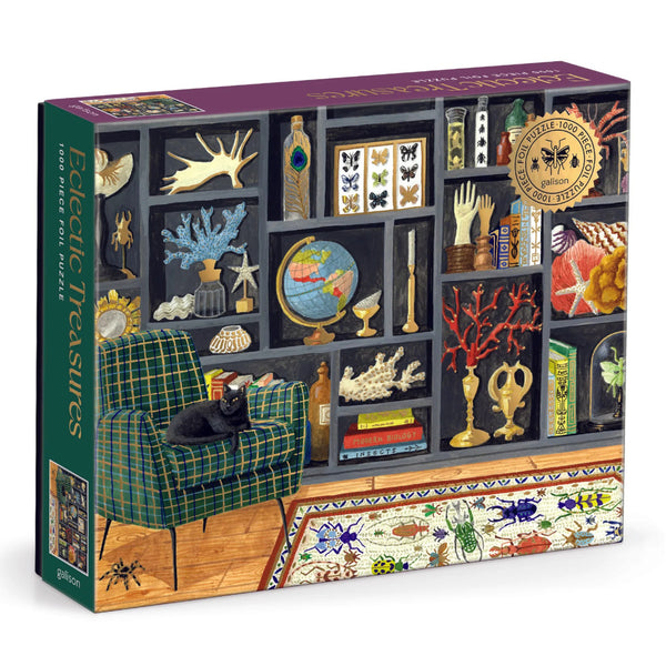 Galison 1000pc Foil Puzzle - Eclectic Treasures