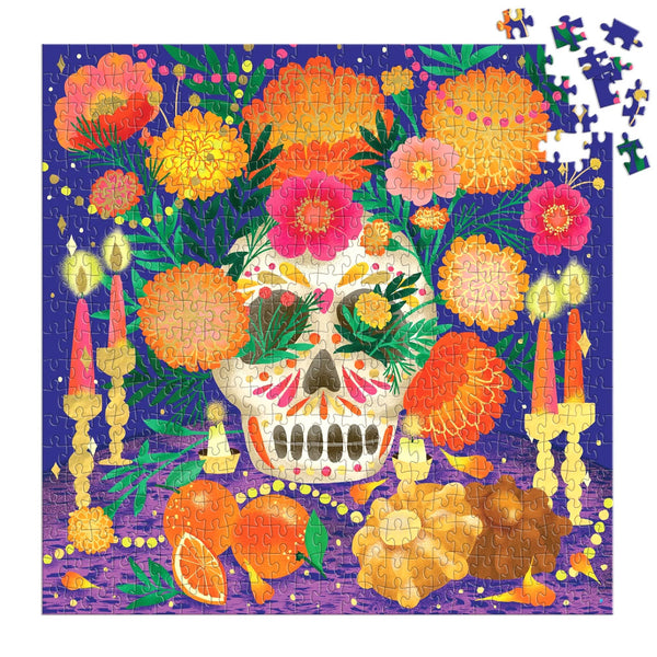 Galison 500pc Foil Puzzle - Ofrenda del Día de Muertos