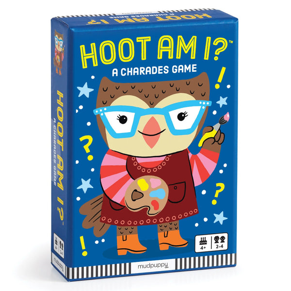 Mudpuppy Charades Card Game - Hoot am I?