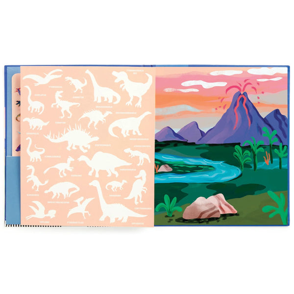 Mudpuppy Dinosaur Park Sticker Play Reusable Activity Set