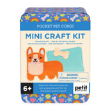 Petit Collage Pocket Pet Mini Craft Kit - Corgi Dog
