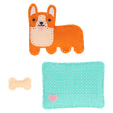 Petit Collage Pocket Pet Mini Craft Kit - Corgi Dog