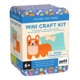 Petit Collage Pocket Pet Mini Craft Kit - Corgi Dog