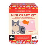 Petit Collage Pocket Pet Mini Craft Kit - Kitten