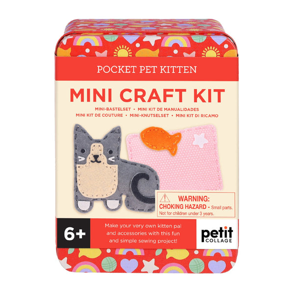 Petit Collage Pocket Pet Mini Craft Kit - Kitten