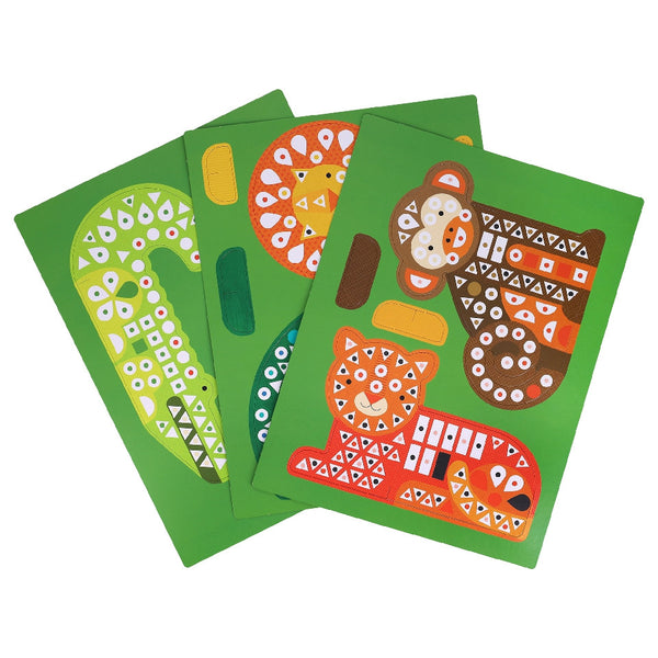 Petit Collage Mosaic Sticker Activity Set - Animal Friends