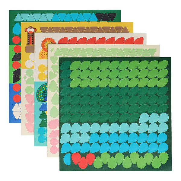 Petit Collage Mosaic Sticker Activity Set - Animal Friends