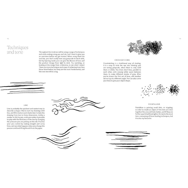 Quadrille 15-minute Art Pen and Ink: Learn to Draw with Pen and Ink in Six Steps or Less