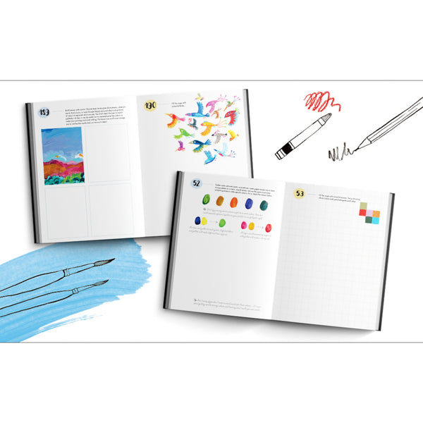 365 Days of Art in Color: Creative Art Prompts for Every Day of the Year by Lorna Scobie