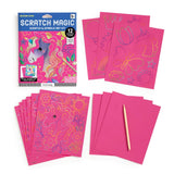 Mudpuppy Scratch Art Magic Kit - Unicorn Glam
