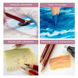 Derwent Drawing Colour Pencil 6pc Set