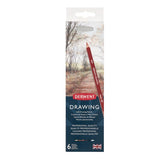 Derwent Drawing Colour Pencil 6pc Set