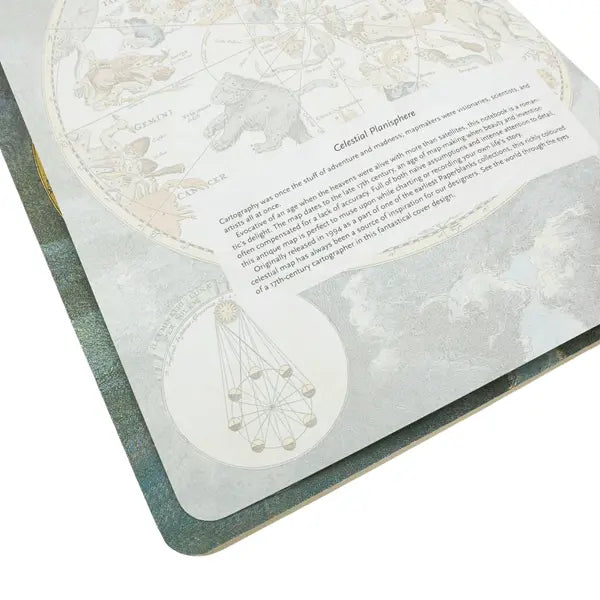 Paperblanks Lined Cahier, A4 - Celestial Planisphere