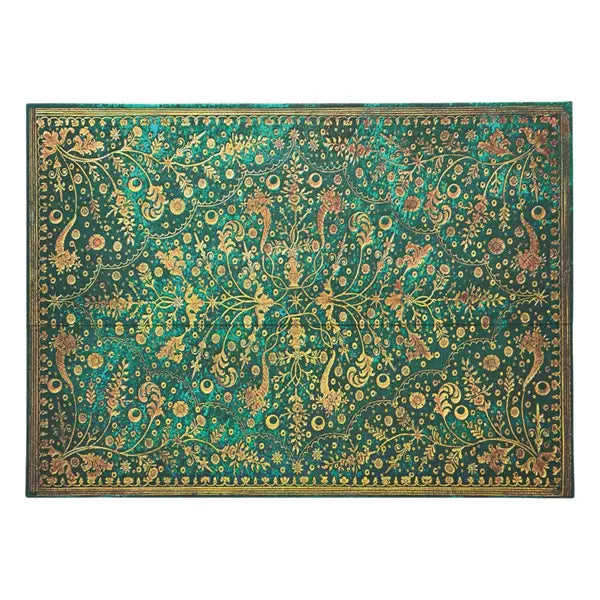 Paperblanks Document Folder - Emerald Flower