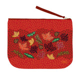 Oscardo Recycled Eco Zip Pouch - Leah Dorion: Fall Winds of Change