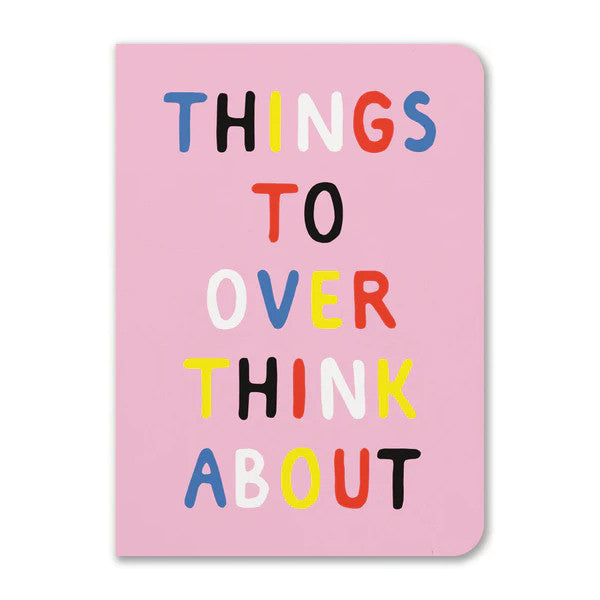 Badger & Burke Notebook, Lined - Things to Overthink About