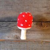 The General Bean Needle Felting Kit - Mushroom Ornament