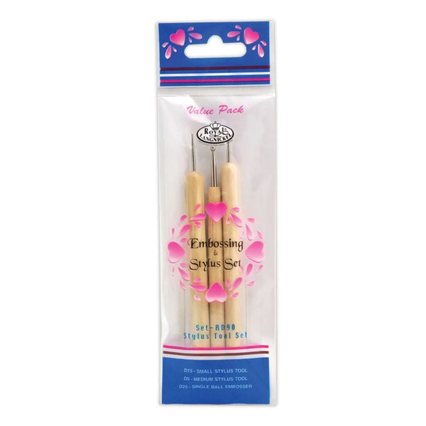 Royal & Langnickel Embossing & Stylus Tool Set 3pk