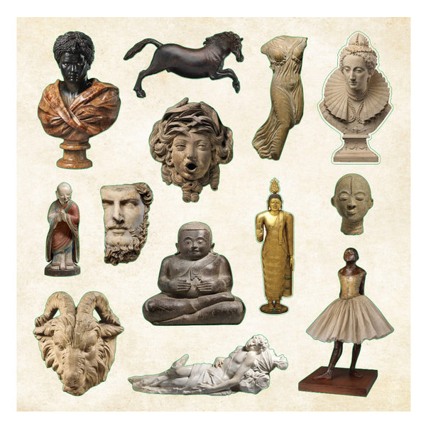 Peter Pauper Press Sticker Book - Museum Treasures