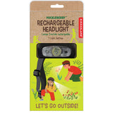 Kikkerland Huckleberry Rechargeable Headlamp