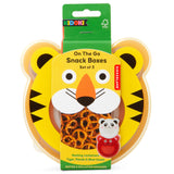 Kikkerland Kidoki On-the-Go Snack Box Set 3pk